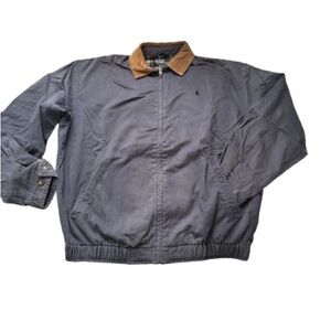 Polo by Ralph Lauren Navy Jacket with Tan Collar